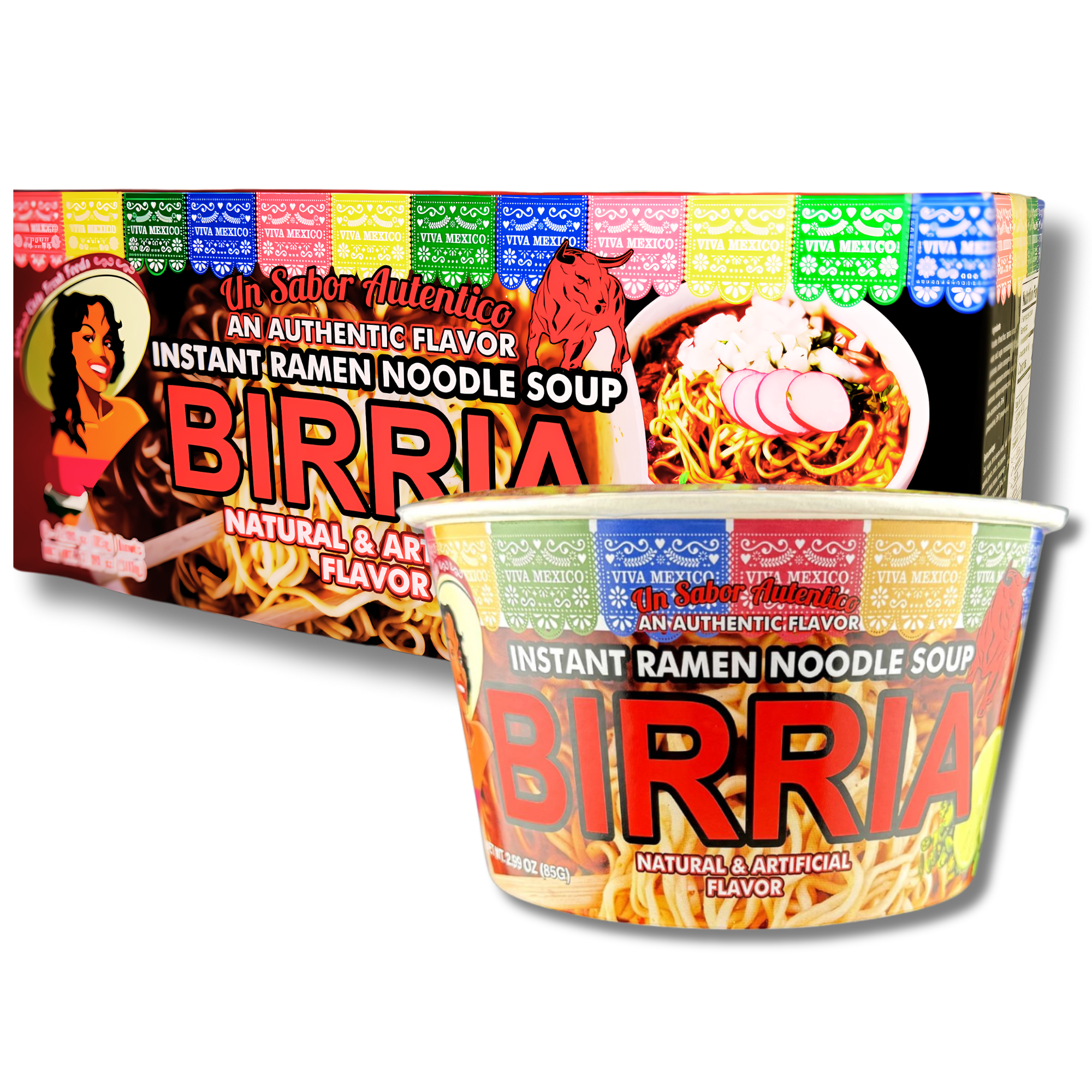 Birria Instant Ramen Noodle Soup (6-Pack)