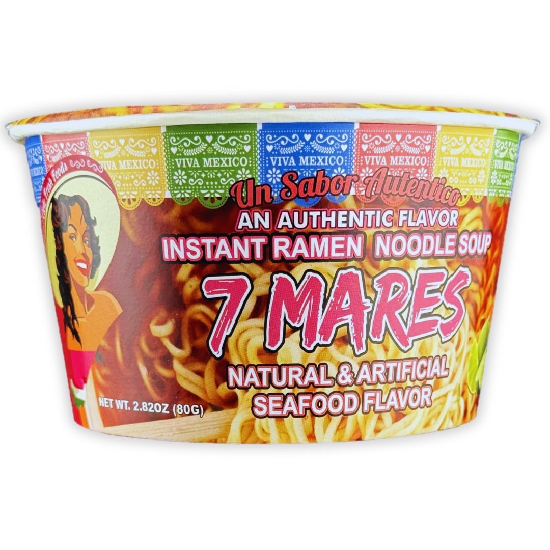 Siete Mares Instant Ramen Noodle Soup 6 Pack