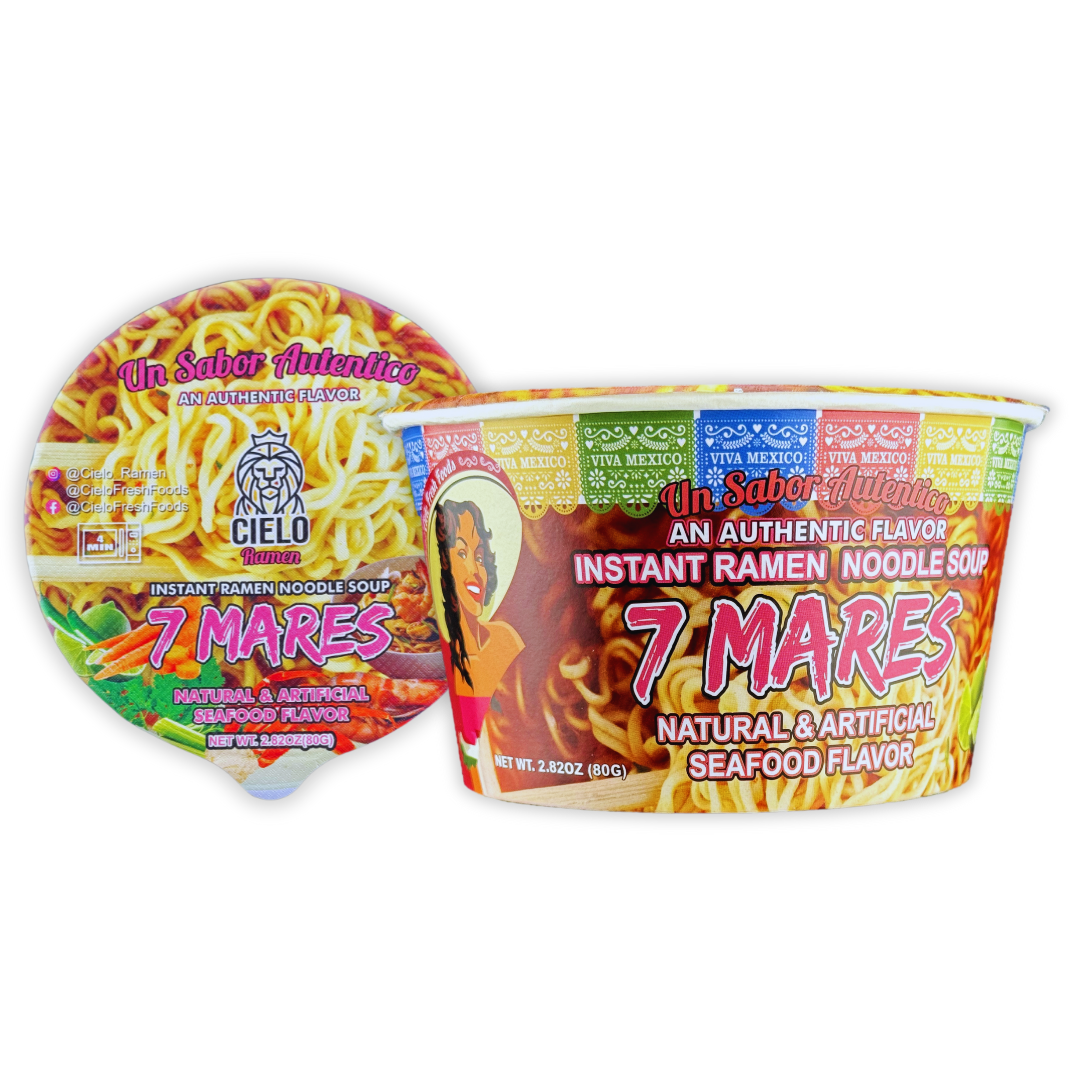 Cielo Instant Ramen, Hispanic Ramen, Best Seafood Instant Ramen, Seafood Instant Ramen, Spicy Instant Ramen, Seafood Hispanic Ramen, Seafood Instant Ramen Noodle Soup, Seafood Ramen Noodles, Seafood Soup