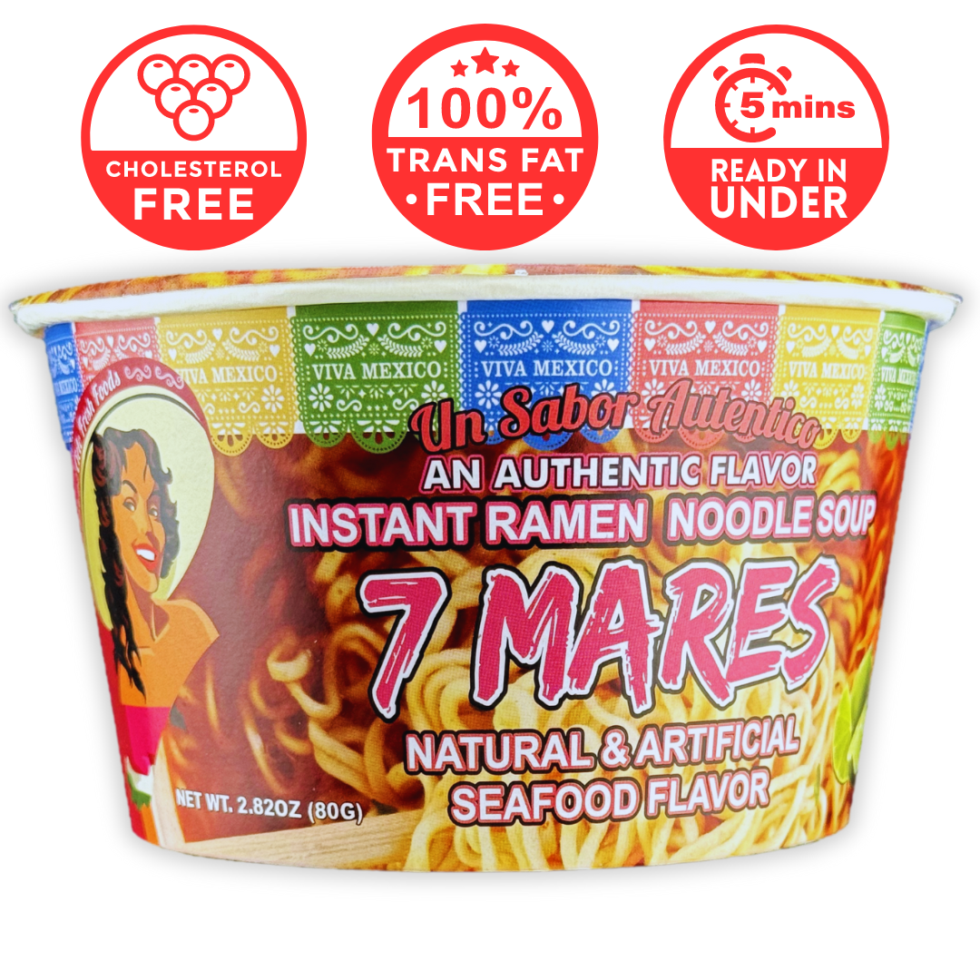 Siete Mares Instant Ramen Noodle Soup (6-Pack)