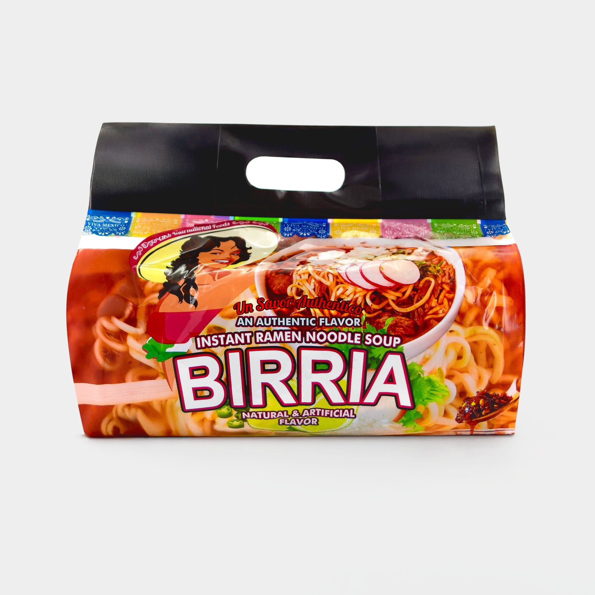 Birria Instant Ramen Noodle Soup (6-Pack Bag)
