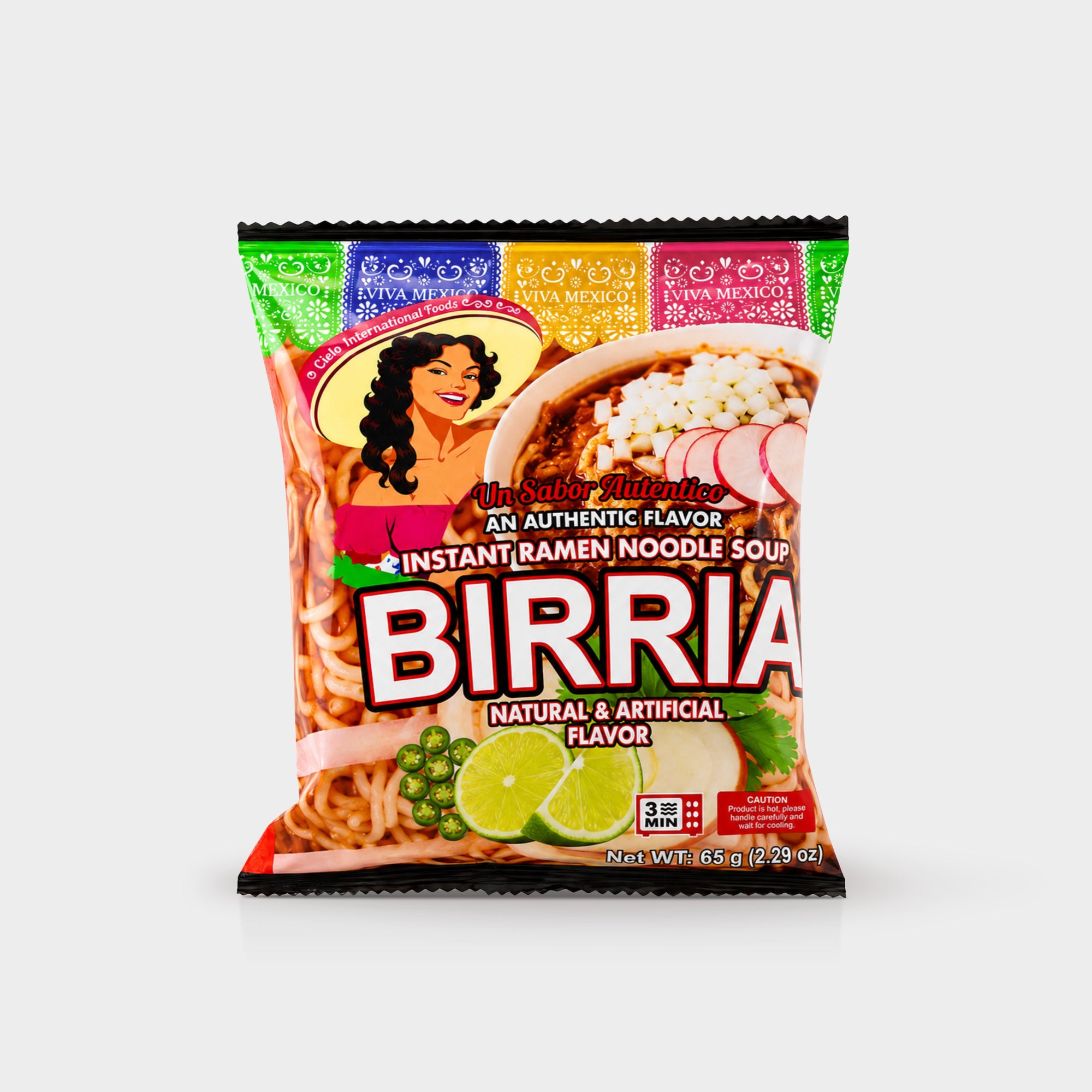 Birria Instant Ramen Noodle Soup (6-Pack Bag)