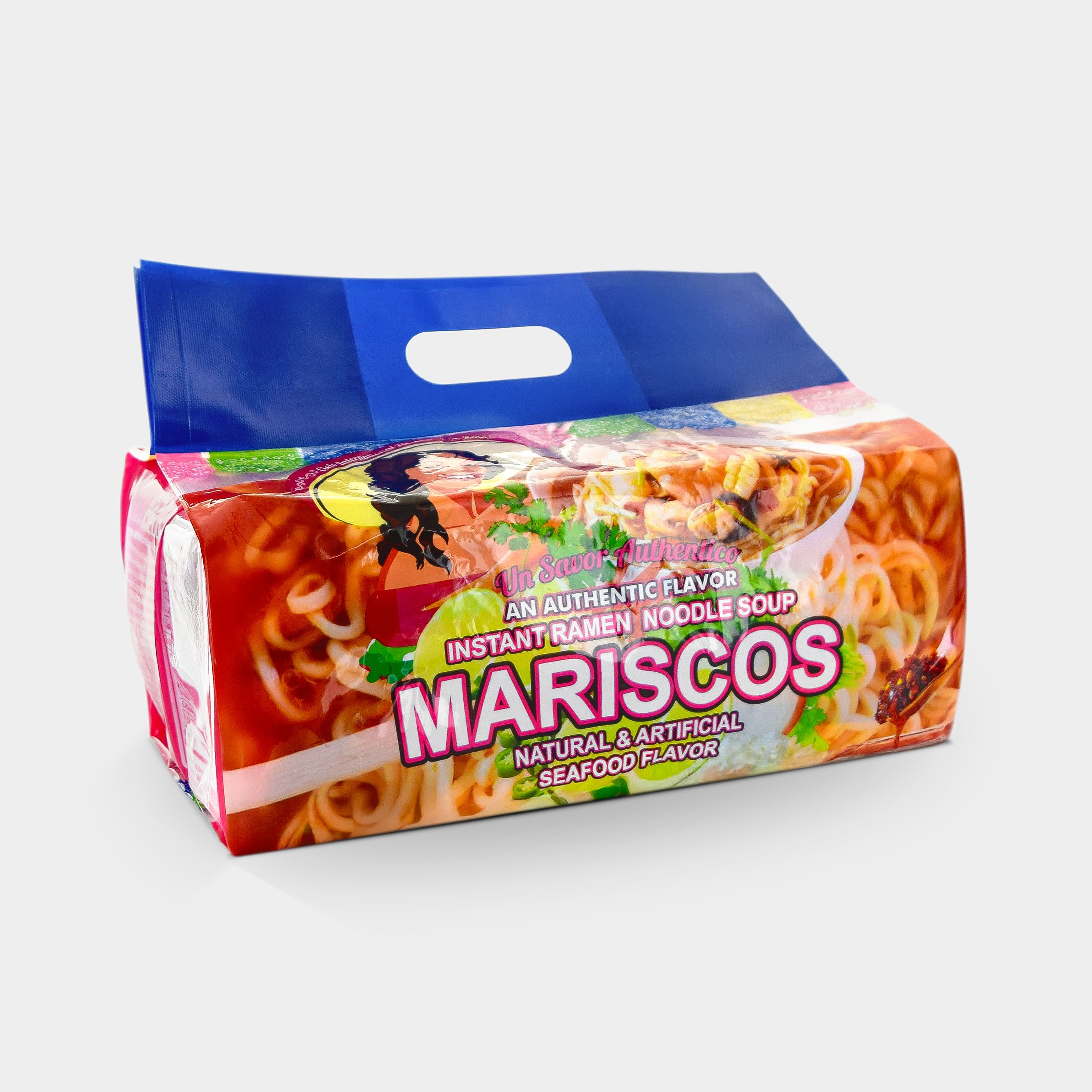 Mariscos Seafood Flavor Instant Ramen Noodle Soup (6-Pack Bag)