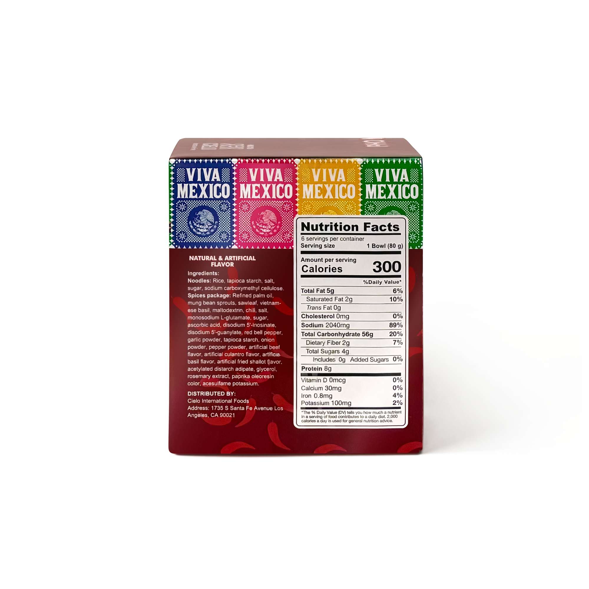 Pho Menudo Instant Ramen Noodle Soup (6-Pack)