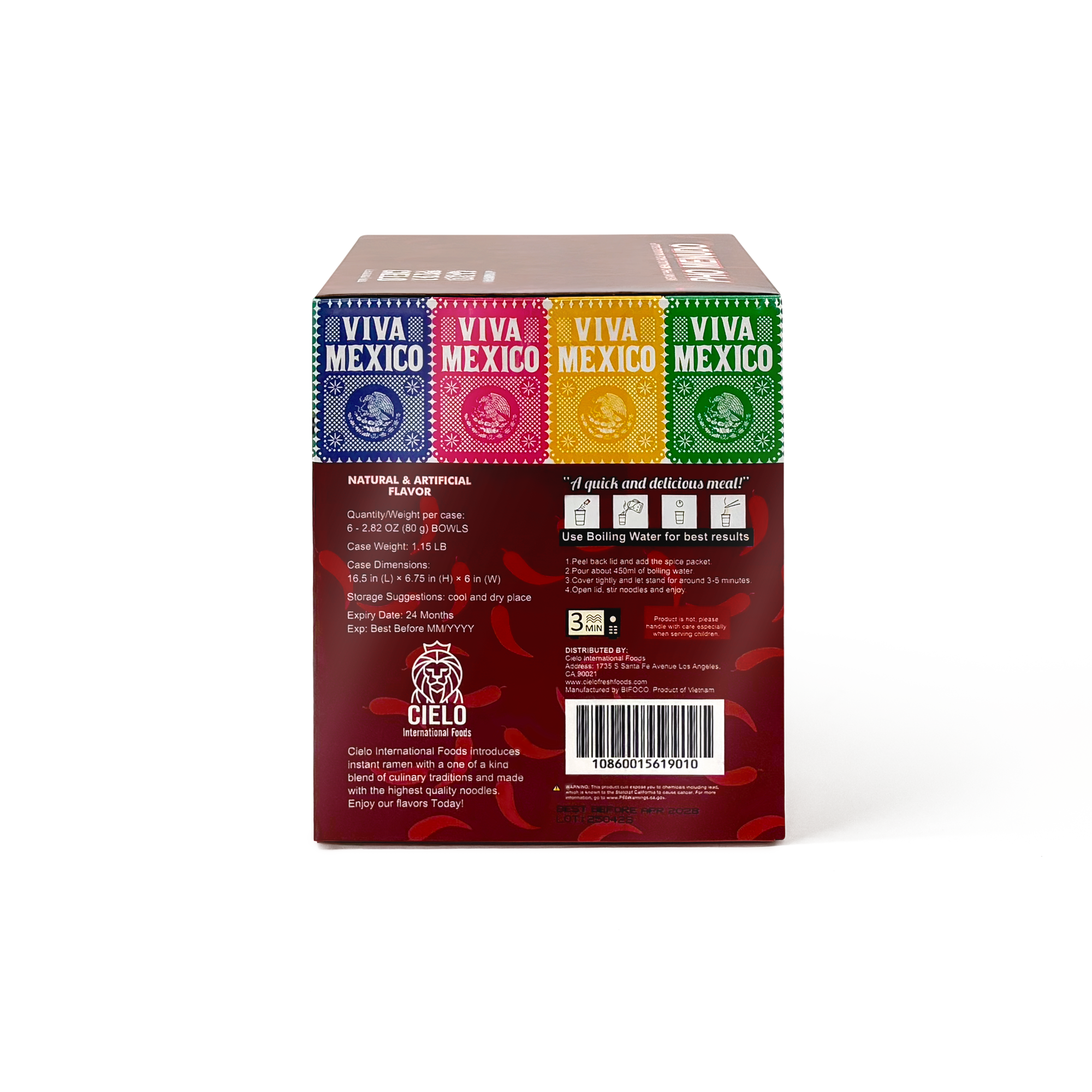 Pho Menudo Instant Ramen Noodle Soup (6-Pack)