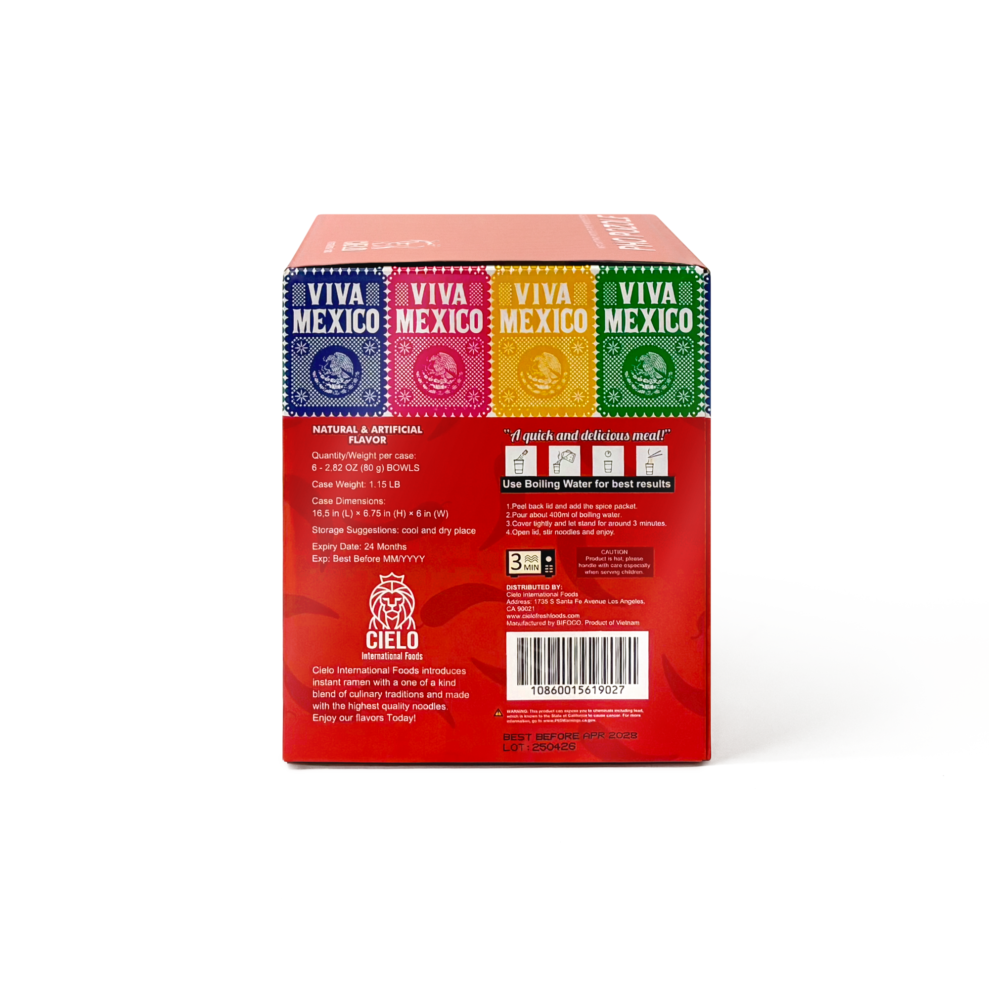 Pho Pozole Instant Ramen Noodle Soup (6-Pack)