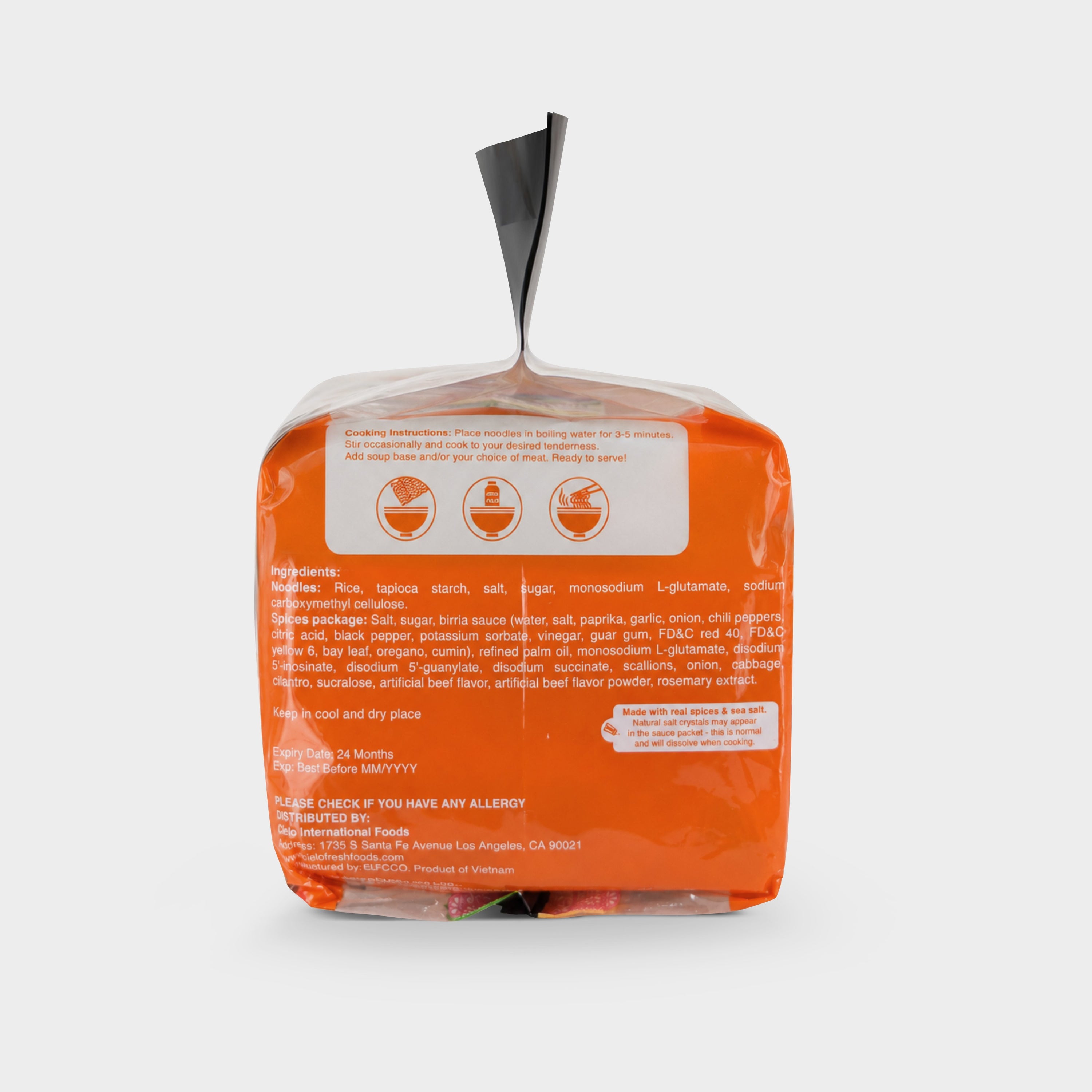 Pho Birria Instant Ramen Noodle Soup (6-Pack Bag)